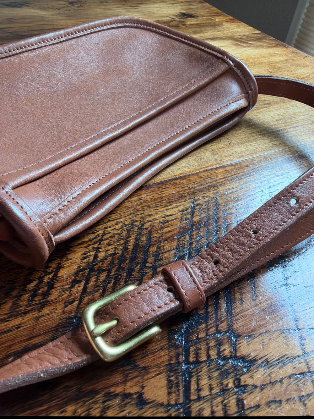 Coach Vintage Wendie Crossbody Bag 9031 in Saddle Excellent Condition - Picture 10 of 12